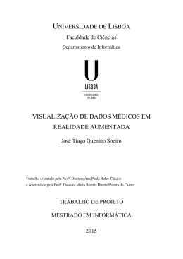 Agradecimentos - Reposit&oacute;rio da Universidade de Lisboa
