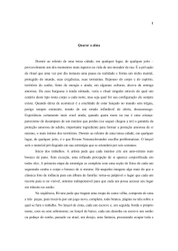 1 Quarar a alma Dormir ao relento de uma tensa