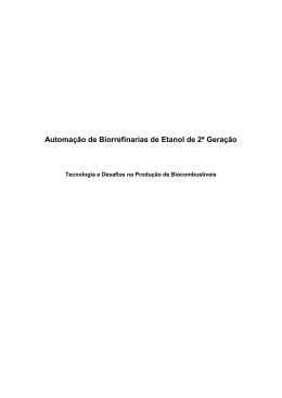 Automação de Biorrefinarias de Etanol de 2ª Geração