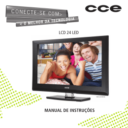 MANUAL DE INSTRUÇÕES LCD 24 LED