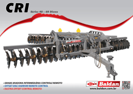 - GRADE ARADORA INTERMEDIARIA CONTROLE REMOTO