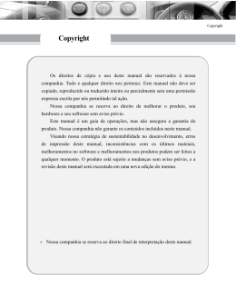 Manual do Usu&aacute;rio - CASKA D106 (Corel v13).cdr