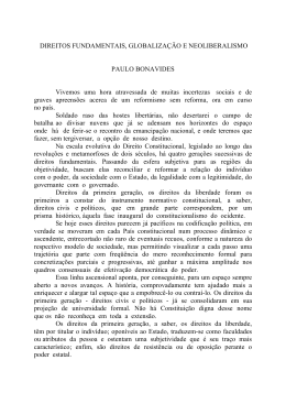 DIREITOS FUNDAMENTAIS, GLOBALIZA&Ccedil;&Atilde;O E
