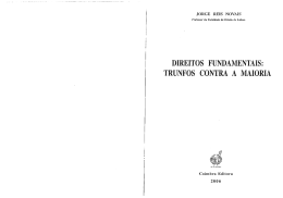 direitos fundamentais: trunfos contra a maioria