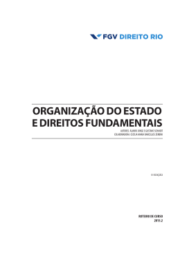 organização do estado e direitos fundamentais