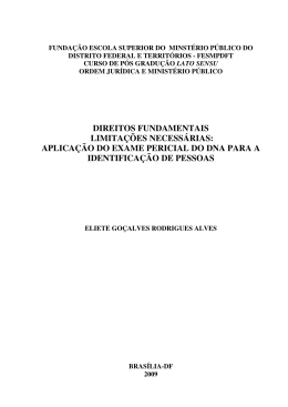 DIREITOS FUNDAMENTAIS LIMITA&Ccedil;&Otilde;ES NECESS&Aacute;RIAS
