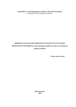 PONTIF&Iacute;CIA UNIVERSIDADE CAT&Oacute;LICA DE MINAS GERAIS