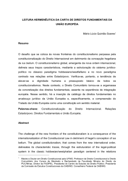 LEITURA HERMEN&Ecirc;UTICA DA CARTA DE DIREITOS