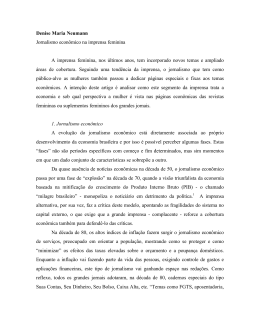 Denise Maria Neumann Jornalismo econ&ocirc;mico na