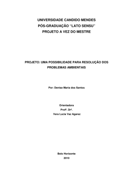 Denise Maria dos Santos - AVM Faculdade Integrada