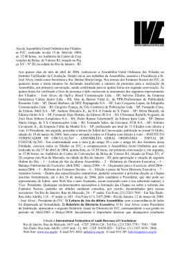 Filiado à International Federation of Audit Bureaux of Circulations