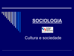 Cultura e sociedade