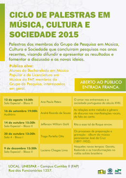 Ciclo de Palestras em Música Cultura e Sociedade 2015.cdr
