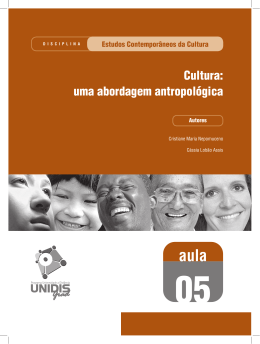 Cultura: uma abordagem antropol&oacute;gica - UEPB