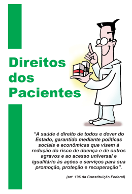 Direitos dos Pacientes - baciadoriosaofrancisco.com.br