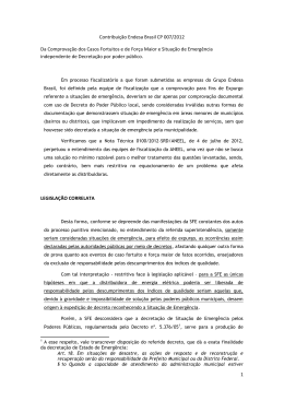 1 Contribui&ccedil;&atilde;o Endesa Brasil CP 007/2012 Da