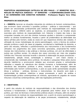 Responsabilidade Civil e as dimensões dos Dir. Humanos - PUC-SP