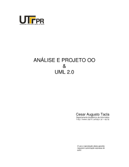 an&aacute;lise e projeto oo & uml 2.0 - DAINF
