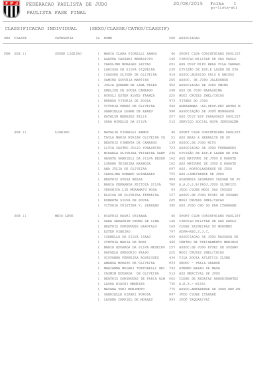 IRF Informatica - Federação Paulista de Judô