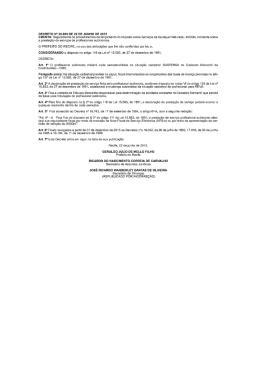 DECRETO N&deg; 28.899 DE 22 DE JUNHO DE 2015