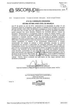 ATA DA coRREI&Ccedil;&Atilde;o oRDiN&Aacute;RlA D&Eacute;CIMA s&Eacute;TIMA vARA