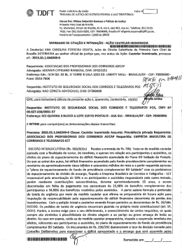 Liminar - Sintect-SJO