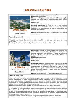 DESCRITIVO DOS PA&Iacute;SES - Centro de Inform&aacute;tica da UFPE