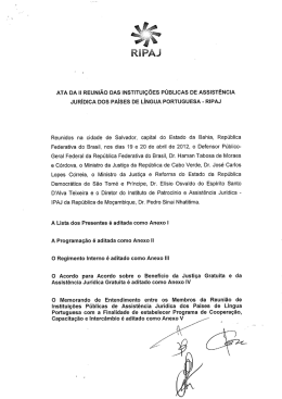 ii RIPAJ - Defensoria Pública da União