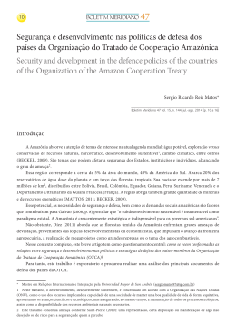 Segurança e desenvolvimento nas políticas de defesa dos países