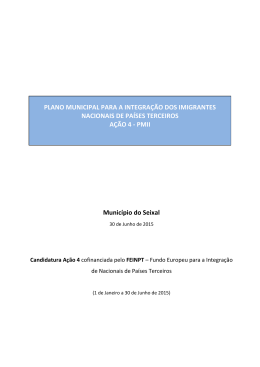 (09/10/2015) -  Plano Municipal para a