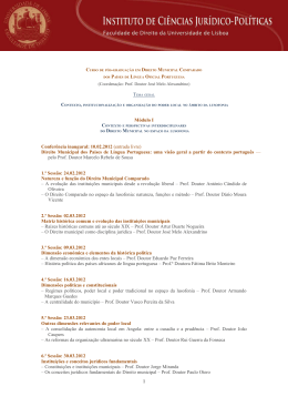 Programa do Curso