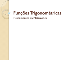 Funções Trigonométricas – Aula 04 – 2