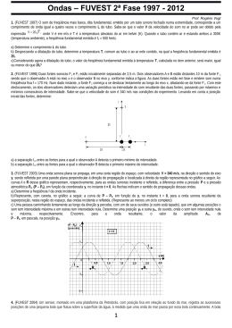 Ondas &ndash; FUVEST 2&ordf; Fase 1997