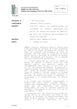 PROCESSO N&ordm; - TCE-RO