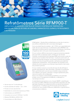 Refratômetros Série RFM900-T