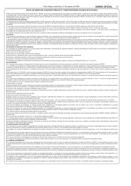 17 DI&Aacute;RIO OFICIAL