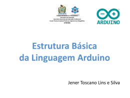Estrutura B&aacute;sica da Linguagem Arduino
