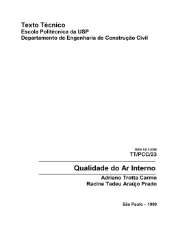 Qualidade do Ar Interno - Saúde e Trabalho Online