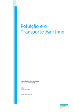 Polui&ccedil;&atilde;o e o Transporte Mar&iacute;timo