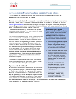 A mobilidade transforma as cidades