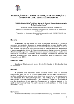 fideliza&ccedil;&atilde;o dos clientes de servi&ccedil;os de informa&ccedil;&atilde;o: o
