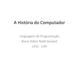 A História do Computador