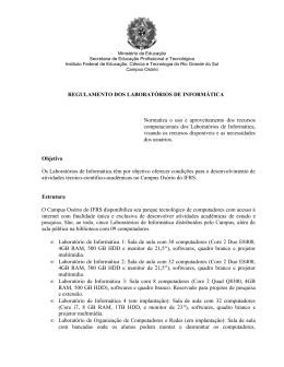 Laborat&oacute;rio de Inform&aacute;tica