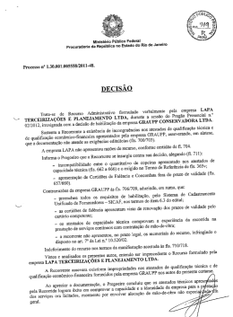 DECISÃO - Procuradoria da República no Rio de Janeiro