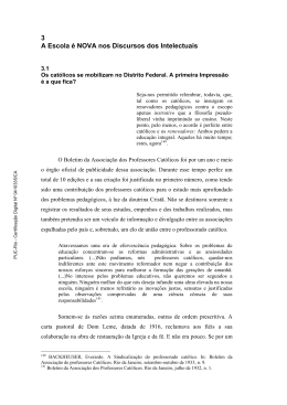 3 A Escola é NOVA nos Discursos dos Intelectuais - Maxwell