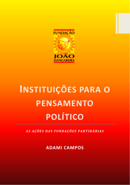 Instituições para o pensamento político