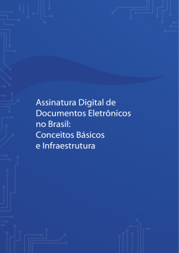 Assinatura Digital de Documentos Eletrônicos no Brasil