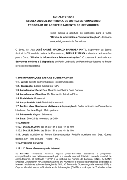 EDITAL Nº 97/2014 ESCOLA JUDICIAL DO TRIBUNAL DE