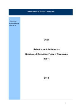 (SIFT) 2013 - Universidade Aberta