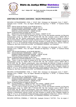 Di&aacute;rio da Justi&ccedil;a Militar Eletr&ocirc;nico